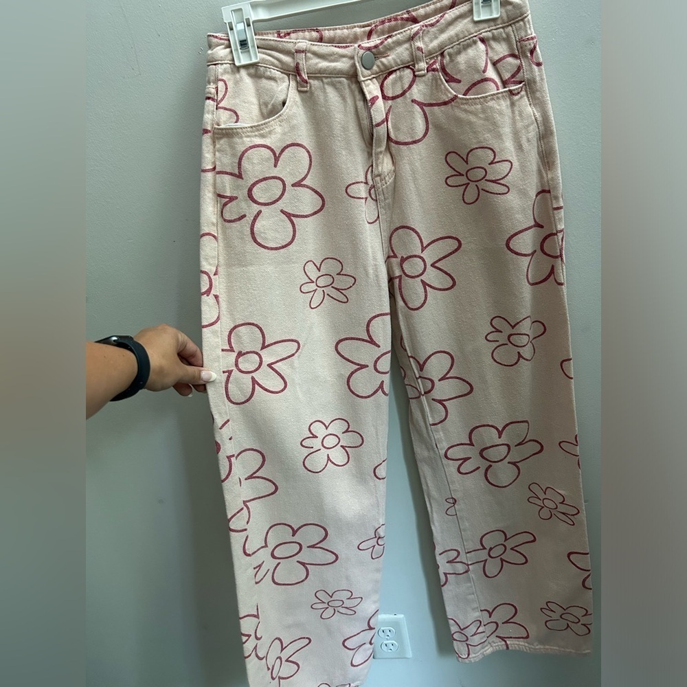 Floral Print Jeans!